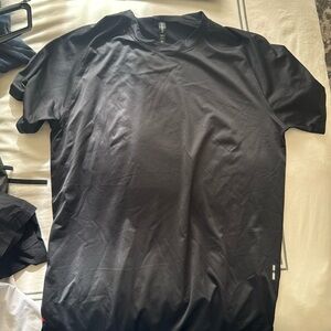 ASRV Men's Size Medium Black DSG-0660 Aerosilver Established Tee Activewear